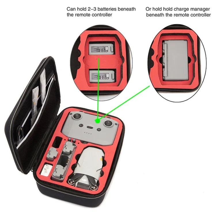 สำหรับ DJI Mini 2 SE กระเป๋าแข็งกันกระแทกสำหรับพกพา ขนาด 21.5 x 29.5 x 10 ซม.
