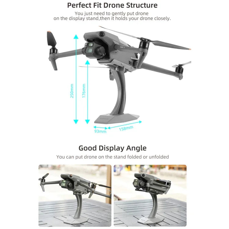 ขาตั้งแสดงผลบนโต๊ะสำหรับโดรน DJI Mavic 3 / Mavic 2 / Mavic Pro Sunnylife ZJ566, สำหรับ DJI Mavic 3 / Mavic 2 / Mavic Pro