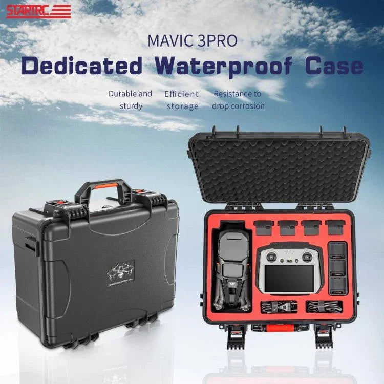 กระเป๋าเดินทางกันน้ำและกันกระแทก STARTRC ABS สำหรับ DJI Mavic 3 Pro / RC / RC Pro สำหรับ DJI Mavic 3 Pro / RC / RC Pro