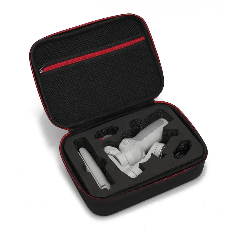 กล่องเก็บของป้องกันแรงกระแทกแบบพกพาสำหรับ DJI Osmo Mobile 4, สีดำ