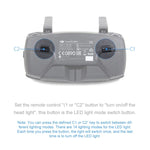 ฝาครอบป้องกันโคมไฟ LED เฉพาะสำหรับ DJI Mavic Pro PGYTECH P-MA-124, สำหรับ DJI Mavic Pro