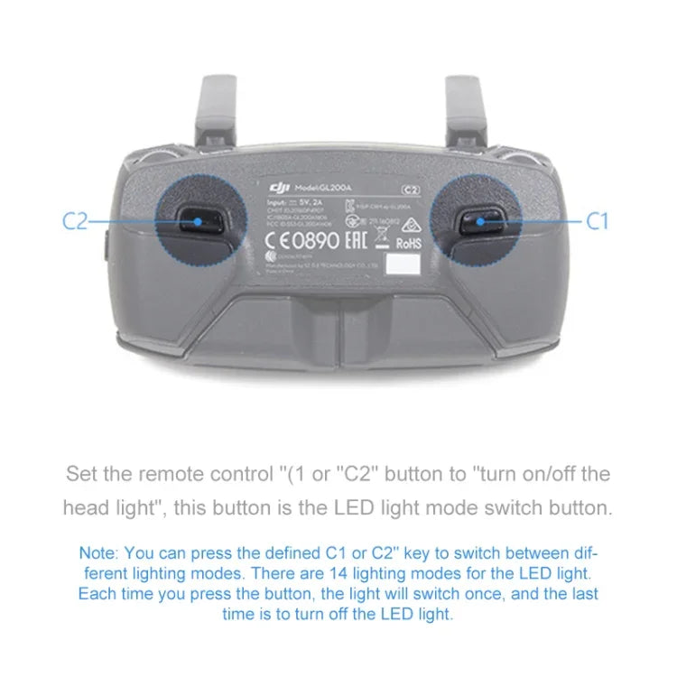 ฝาครอบป้องกันโคมไฟ LED เฉพาะสำหรับ DJI Mavic Pro PGYTECH P-MA-124, สำหรับ DJI Mavic Pro