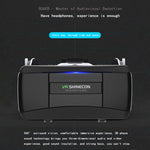 แว่นตาวิดีโอ 3D VR SHINECON G06EB เหมาะสำหรับสมาร์ทโฟนขนาด 4.7 นิ้ว - 6.1 นิ้ว พร้อมชุดหูฟัง HiFi, G06EB