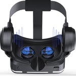แว่นตาวิดีโอ 3D VR SHINECON G04E เหมาะสำหรับสมาร์ทโฟนขนาด 3.5 นิ้ว - 6.0 นิ้ว พร้อมชุดหูฟัง HiFi
