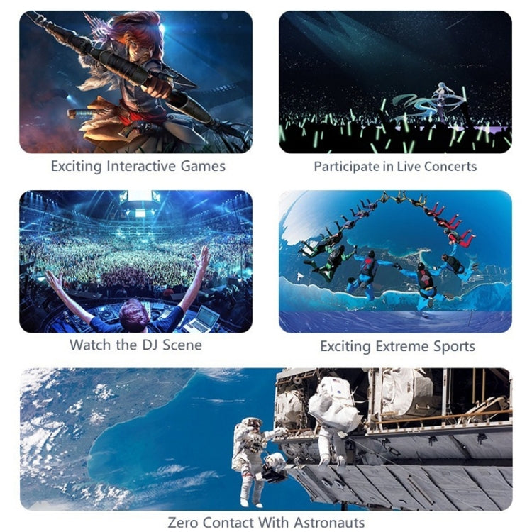 แว่นตาวิดีโอ 3D ความจริงเสมือน VR SHINECON G07E เหมาะสำหรับสมาร์ทโฟนขนาด 4.0 นิ้ว - 6.3 นิ้ว