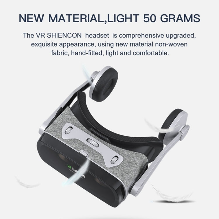 แว่นตาวิดีโอ 3D ความจริงเสมือน VR SHINECON G07E เหมาะสำหรับสมาร์ทโฟนขนาด 4.0 นิ้ว - 6.3 นิ้ว