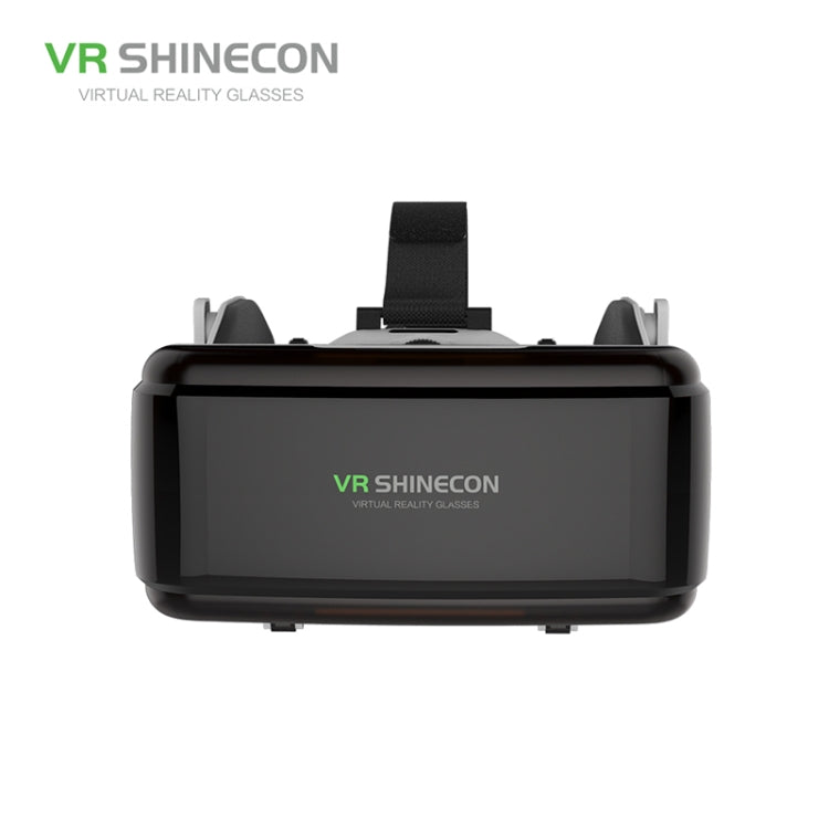 แว่นตาวิดีโอ 3D ความจริงเสมือน VR SHINECON G06E เหมาะสำหรับสมาร์ทโฟนขนาด 4.7 นิ้ว - 6.1 นิ้ว พร้อมชุดหูฟัง, G06E