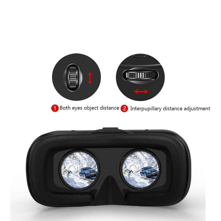 แว่นตาวิดีโอ 3D ความจริงเสมือนสากล SG-G04 สำหรับสมาร์ทโฟนขนาด 4.5 ถึง 6 นิ้ว, G04