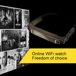 VISION-800 แว่นตาอัจฉริยะ Retina 3D VR ระบบ Android 4.4 1GB+2GB พร้อมกล้อง 5.0MP รองรับ WiFi, Bluetooth, การ์ด TF, บันทึกวิดีโอ