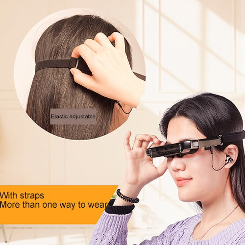 VISION-800 แว่นตาอัจฉริยะ Retina 3D VR ระบบ Android 4.4 1GB+2GB พร้อมกล้อง 5.0MP รองรับ WiFi, Bluetooth, การ์ด TF, บันทึกวิดีโอ