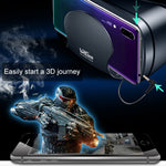 แว่นตา 3D VR รุ่น VRG Pro Audio Video แบบ All-in-one สำหรับโทรศัพท์มือถือ ไม่มีเลนส์เคลือบ Blu-ray