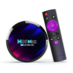 H96 Max สมาร์ททีวีบ็อกซ์ 8K Ultra HD Android 13.0 เครื่องเล่นมีเดียพร้อมรีโมทคอนโทรล, RK3528 Quad-Core, 4GB+64GB, 4GB+64GB