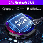 H96 Max สมาร์ททีวีบ็อกซ์ 8K Ultra HD Android 13.0 เครื่องเล่นมีเดียพร้อมรีโมทคอนโทรล, RK3528 Quad-Core, 4GB+64GB, 4GB+64GB