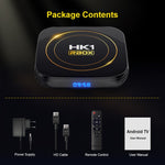 HK1 RBOX-H8S สมาร์ททีวีบ็อกซ์ 4K Ultra HD Android 12.0 พร้อมรีโมทคอนโทรล, Allwinner H618 Quad-Core, 4GB+64GB, 4GB+64GB