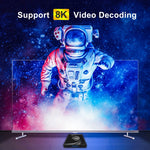 X88 Pro 13 Android 13.0 กล่องสมาร์ททีวีพร้อมรีโมทคอนโทรล, RK3528 ควอดคอร์, 4G+32GB, 4G+32GB