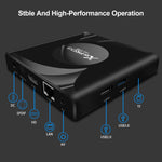 X88 Pro 13 Android 13.0 กล่องสมาร์ททีวีพร้อมรีโมทคอนโทรล, RK3528 ควอดคอร์, 4G+32GB, 4G+32GB