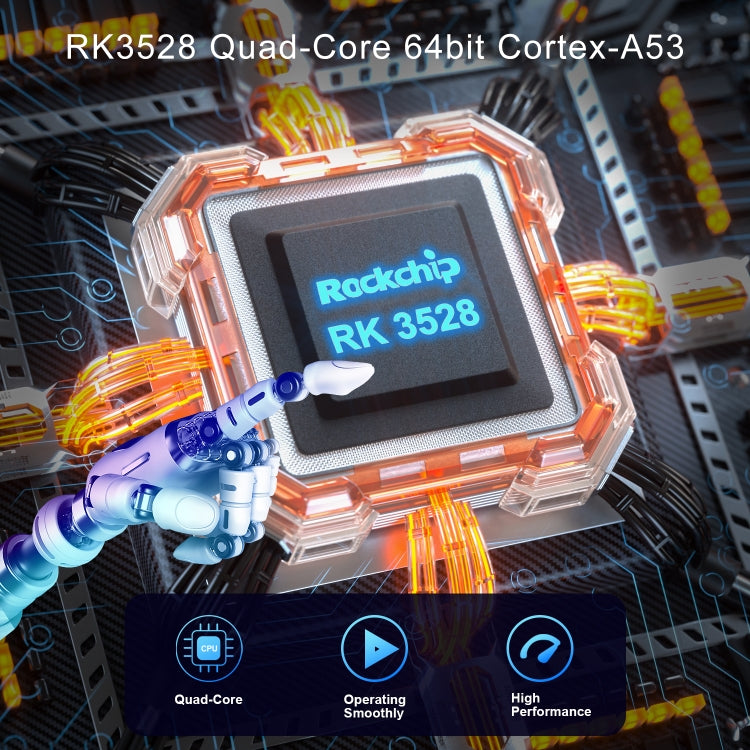 Acrylic X88 Pro 13 8K Ultra HD Android 13.0 กล่องสมาร์ททีวีพร้อมรีโมทคอนโทรล, RK3528 ควอดคอร์, 4G+64GB, 4G+64GB