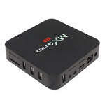 MXQ PROi สมาร์ททีวีบ็อกซ์ 1080P 4K HD พร้อมรีโมทคอนโทรล, Android 7.1 S905W Quad Core Cortex-A53 ความเร็วสูงสุด 2GHz, RAM: 2GB, ROM: 16GB, รองรับ WiFi, ปลั๊ก UK, 2GB+16GB, ปลั๊ก UK