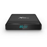 X96 Air 8K สมาร์ททีวีบ็อกซ์ Android 9.0 เครื่องเล่นมีเดียพร้อมรีโมทคอนโทรล, Quad-core Amlogic S905X3, RAM: 4GB, ROM: 32GB, WiFi สองย่านความถี่, บลูทูธ, ปลั๊ก AU, 4GB+32GB