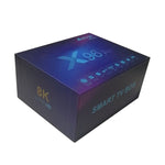 X96 Air 8K สมาร์ททีวีบ็อกซ์ Android 9.0 เครื่องเล่นมีเดียพร้อมรีโมทคอนโทรล, Quad-core Amlogic S905X3, RAM: 4GB, ROM: 32GB, WiFi สองย่านความถี่, บลูทูธ, ปลั๊ก AU, 4GB+32GB