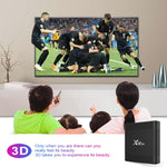 X96 Air 8K สมาร์ททีวีบ็อกซ์ Android 9.0 เครื่องเล่นมีเดียพร้อมรีโมทคอนโทรล, Quad-core Amlogic S905X3, RAM: 4GB, ROM: 64GB, WiFi สองย่านความถี่, บลูทูธ, ปลั๊ก AU, 4GB+64GB