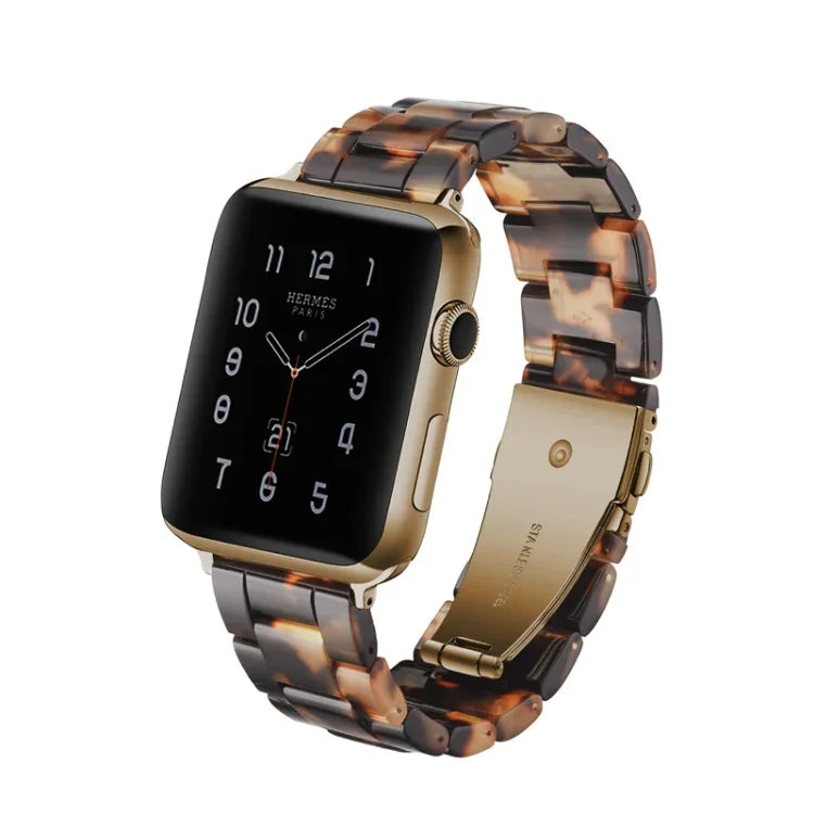 สายรัดนาฬิกาเรซินแฟชั่นเรียบง่าย สำหรับ Apple Watch Series 4 44 มม. & Series 3 & 2 & 1 42 มม., สำหรับ Apple Watch Series 4 40 มม. & Series 3 & 2 & 1 38 มม., สำหรับ Apple Watch Series 4 44 มม. & Series 3 & 2 & 1 42 มม. & Series 3 & 2 & 1 42 มม.