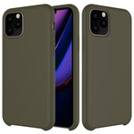 Solid Color Liquid Silicone Shockproof Case, For iPhone 11 Pro Max, For iPhone 11 Pro, For iPhone 11