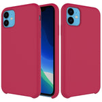 Solid Color Liquid Silicone Shockproof Case, For iPhone 11 Pro Max, For iPhone 11 Pro, For iPhone 11