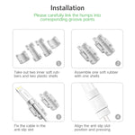 UGREEN LP127 ชุดป้องกันสายข้อมูล 6 ชิ้น สำหรับสายข้อมูล Apple แท้ทุกรุ่น