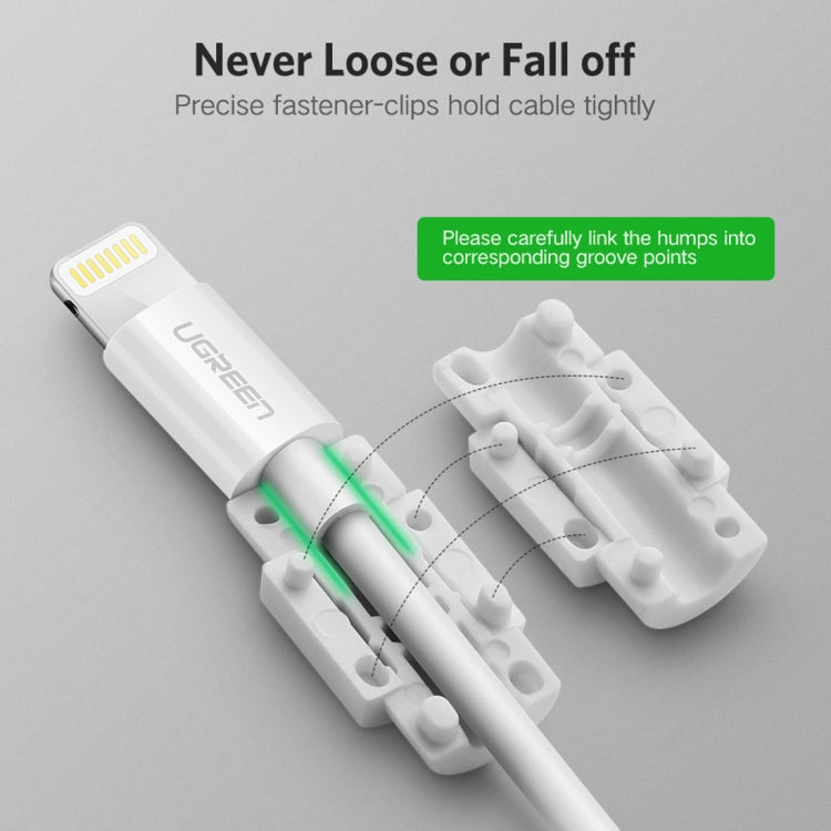UGREEN LP127 ชุดป้องกันสายข้อมูล 6 ชิ้น สำหรับสายข้อมูล Apple แท้ทุกรุ่น
