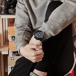 นาฬิกาข้อมือผู้ชาย SKMEI 1155B สำหรับกีฬากลางแจ้ง ฟังก์ชันหลากหลาย เรืองแสง กันน้ำ หน้าปัดใหญ่