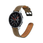 สายรัดนาฬิกาหนังแท้ปลายกลมสำหรับเปลี่ยน, สำหรับ Samsung Galaxy Watch 3 41 มม., สำหรับ Samsung Galaxy Watch 3 45 มม., สำหรับ Samsung Galaxy Watch 42 มม., สำหรับ Samsung Galaxy Watch 46 มม.