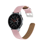 สายรัดนาฬิกาหนังแท้ปลายกลมสำหรับเปลี่ยน, สำหรับ Samsung Galaxy Watch 3 41 มม., สำหรับ Samsung Galaxy Watch 3 45 มม., สำหรับ Samsung Galaxy Watch 42 มม., สำหรับ Samsung Galaxy Watch 46 มม.