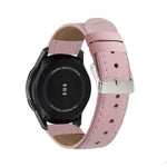 สายรัดนาฬิกาหนังแท้ปลายกลมสำหรับเปลี่ยน สำหรับ Samsung Galaxy Watch Active / Active 2 40 มม. / Active 2 44 มม., สำหรับ Samsung Galaxy Watch Active