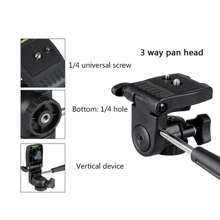 ขาตั้งกล้องขนาดเล็กน้ำหนักเบา BEXIN MS02 สำหรับโทรศัพท์และกล้อง DSLR, MS02