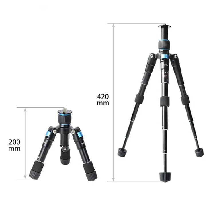 BEXIN MS08 ขาตั้งกล้องขนาดเล็กแบบพกพาพร้อมหัวบอล สำหรับสมาร์ทโฟนและกล้อง DSLR