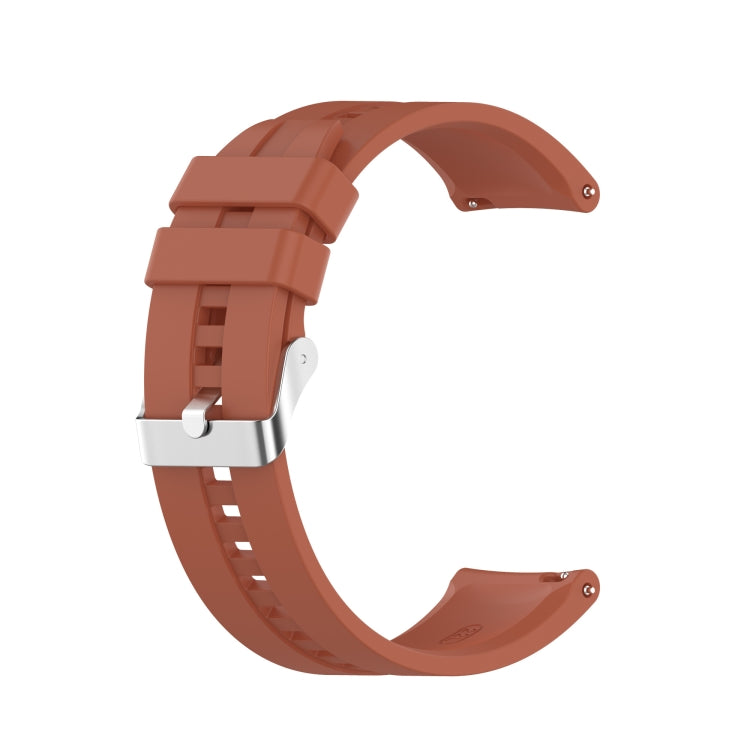 Silicone Replacement Strap Watchband with Silver Steel Buckle, For Xiaomi Watch Color Sport, For TicWatch Pro 3