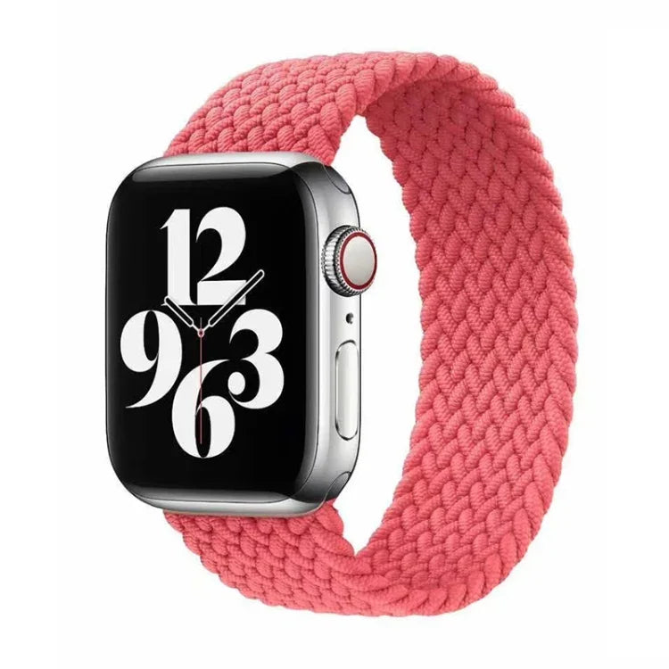 สายรัดนาฬิกาทอไนลอนแบบรอบเดียว สำหรับ Apple Watch Series 6 & SE & 5 & 4 40mm / 3 & 2 & 1 38mm, S, M, L