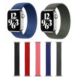 สายรัดนาฬิกาทอไนลอนแบบรอบเดียว สำหรับ Apple Watch Series 6 & SE & 5 & 4 40mm / 3 & 2 & 1 38mm, S, M, L