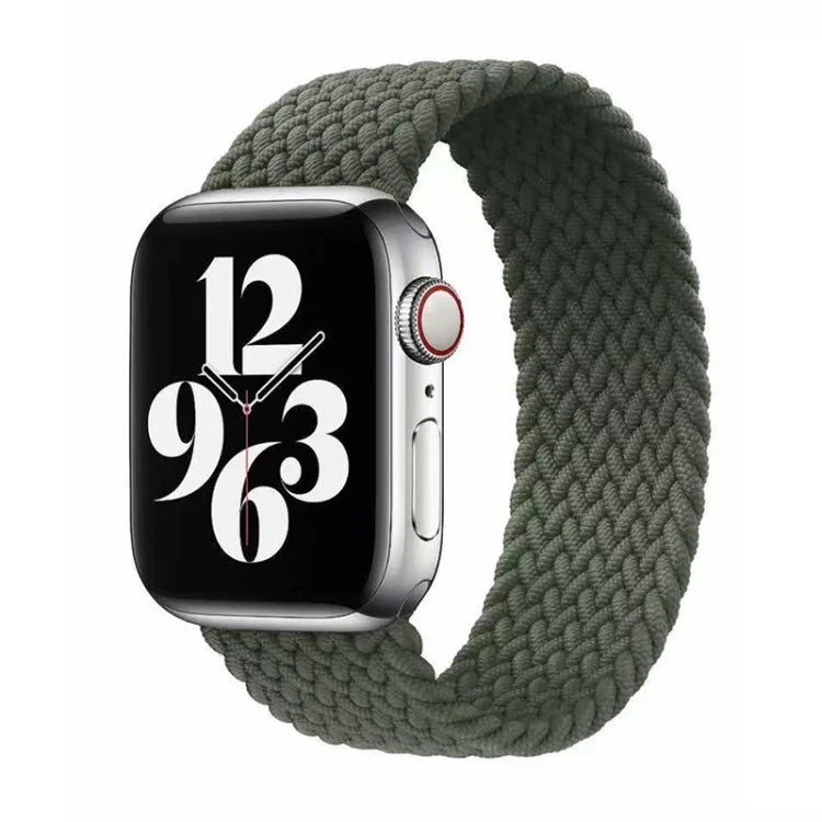 สายรัดนาฬิกาทอไนลอนแบบรอบเดียว สำหรับ Apple Watch Series 6 & SE & 5 & 4 40mm / 3 & 2 & 1 38mm, S, M, L
