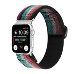 สายรัดนาฬิกาไนลอนยืดหยุ่นพร้อมหัวเข็มขัดโลหะญี่ปุ่น สำหรับ Apple Watch Series 7 45mm / 6 & SE & 5 & 4 44mm / 3 & 2 & 1 42mm, สำหรับ Apple Watch Series 8&7 41mm / SE 2&6&SE&5&4 40mm / 3&2&1 38mm