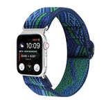 สายรัดนาฬิกาไนลอนยืดหยุ่นพร้อมหัวเข็มขัดโลหะญี่ปุ่น สำหรับ Apple Watch Series 7 45mm / 6 & SE & 5 & 4 44mm / 3 & 2 & 1 42mm, สำหรับ Apple Watch Series 8&7 41mm / SE 2&6&SE&5&4 40mm / 3&2&1 38mm