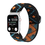 สายรัดนาฬิกาไนลอนยืดหยุ่นพร้อมหัวเข็มขัดโลหะญี่ปุ่น สำหรับ Apple Watch Series 7 45mm / 6 & SE & 5 & 4 44mm / 3 & 2 & 1 42mm, สำหรับ Apple Watch Series 8&7 41mm / SE 2&6&SE&5&4 40mm / 3&2&1 38mm
