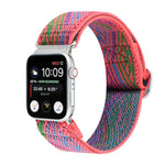 สายรัดนาฬิกาไนลอนยืดหยุ่นพร้อมหัวเข็มขัดโลหะญี่ปุ่น สำหรับ Apple Watch Series 7 45mm / 6 & SE & 5 & 4 44mm / 3 & 2 & 1 42mm, สำหรับ Apple Watch Series 8&7 41mm / SE 2&6&SE&5&4 40mm / 3&2&1 38mm