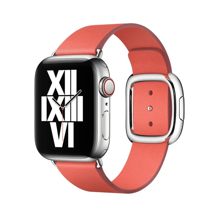 สายรัดนาฬิกาหนังสไตล์โมเดิร์น สำหรับ Apple Watch 49mm / 46mm / 45mm / 44mm / 42mm, สำหรับ Apple Watch Ultra 49mm / Series 8&7 45mm / SE 2&6&SE&5&4 44mm / 3&2&1 42mm