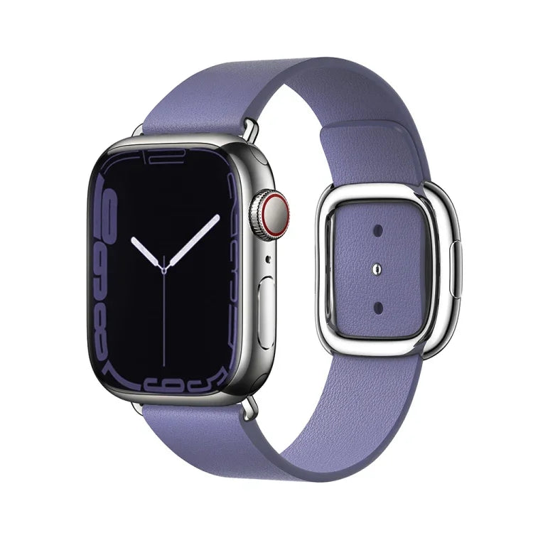 สายรัดนาฬิกาหนังสไตล์โมเดิร์น สำหรับ Apple Watch 49mm / 46mm / 45mm / 44mm / 42mm, สำหรับ Apple Watch Ultra 49mm / Series 8&7 45mm / SE 2&6&SE&5&4 44mm / 3&2&1 42mm