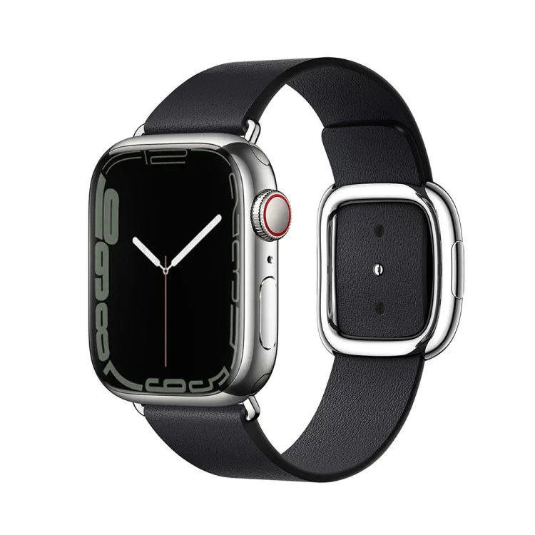 สายรัดนาฬิกาหนังสไตล์โมเดิร์น สำหรับ Apple Watch 49mm / 46mm / 45mm / 44mm / 42mm, สำหรับ Apple Watch Ultra 49mm / Series 8&7 45mm / SE 2&6&SE&5&4 44mm / 3&2&1 42mm