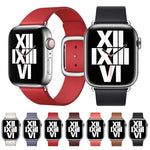 สายรัดนาฬิกาหนังสไตล์โมเดิร์น สำหรับ Apple Watch 49mm / 46mm / 45mm / 44mm / 42mm, สำหรับ Apple Watch Ultra 49mm / Series 8&7 45mm / SE 2&6&SE&5&4 44mm / 3&2&1 42mm