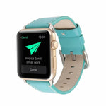 สายหนังลูกวัวแท้สำหรับ Apple Watch Series 6 & SE & 5 & 4 ขนาด 40 มม. / 3 & 2 & 1 ขนาด 38 มม., สำหรับ Apple Watch Series 7 ขนาด 41 มม. / 6 & SE & 5 & 4 ขนาด 40 มม. / 3 & 2 & 1 ขนาด 38 มม.