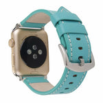สายหนังลูกวัวแท้สำหรับ Apple Watch Series 6 & SE & 5 & 4 ขนาด 44 มม. / 3 & 2 & 1 ขนาด 42 มม., สำหรับ Apple Watch Series 7 ขนาด 45 มม. / 6 & SE & 5 & 4 ขนาด 44 มม. / 3 & 2 & 1 ขนาด 42 มม.